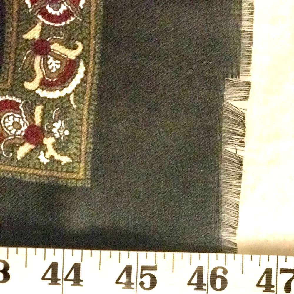 Scarf Art of the scarf Tie Rack Black ground duck images 46 x 46 new UNIQUE